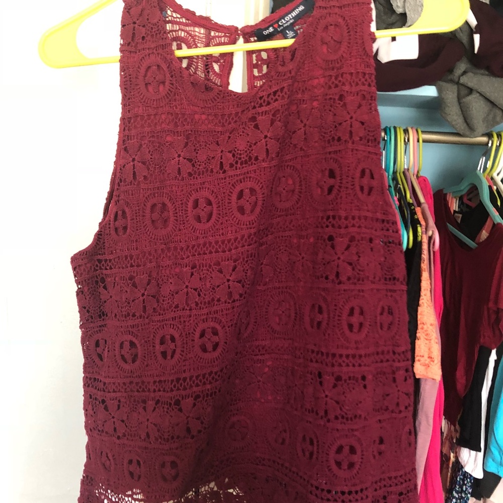 lace tank top